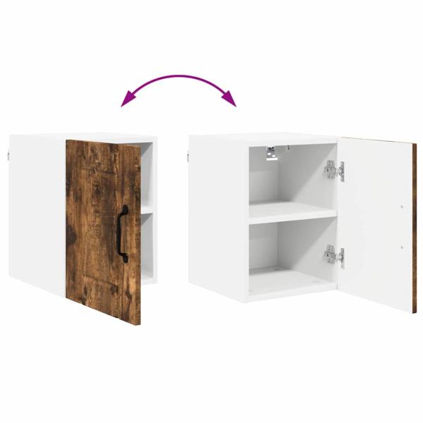 Küchenhängeschrank 2 pcs Geräucherte Eiche 30 x 31 x 40 cm