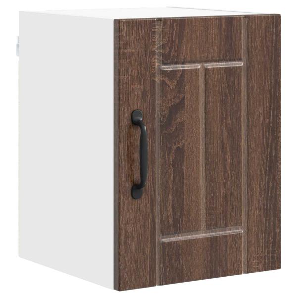 Wandschrank LUCCA 2 stk. Brauneiche Holzwerkstoff