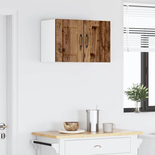 Küchenhängeschrank 2 pcs Altholz 30 x 31 x 40 cm Holzwerkstoff