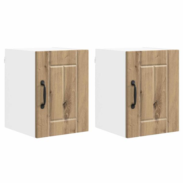 Wandschrank LUCCA 2 stk. Artisan-Eiche Holzwerkstoff