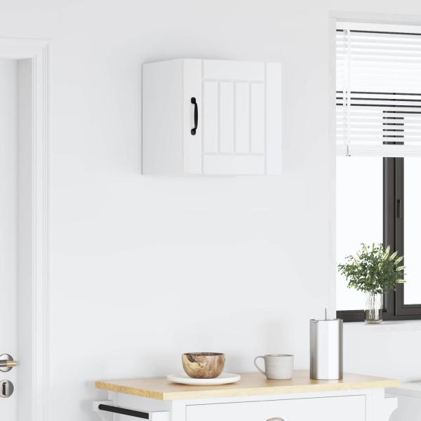 Küchenhängeschrank mit Regal Weiß 40 x 31 x 40 cm Holzwerkstoff