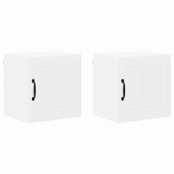 Küchenhängeschrank 2 pcs Weiß 40 x 31 x 40 cm Holzwerkstoff