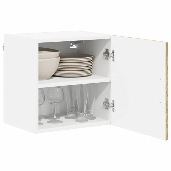 ARDEBO.de - Küchenhängeschrank mit Regal 2 pcs Sonoma-Eiche 40 x 31 x 40 cm