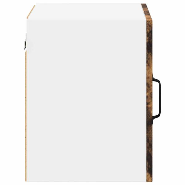 Küchenhängeschrank mit Regal Geräucherte Eiche 40 x 31 x 40 cm