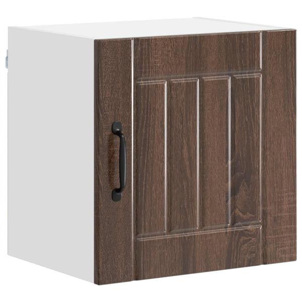 Wandschrank LUCCA 2 stk. Brauneiche Holzwerkstoff