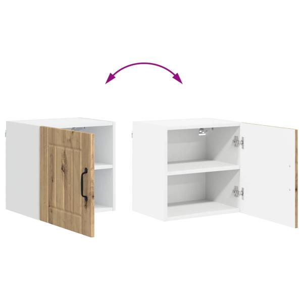 Küchenhängeschrank 2 pcs Artisan-Eiche 40 x 31 x 40 cm
