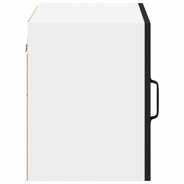 Küchenhängeschrank 2 pcs Schwarz 50 x 31 x 40 cm Holzwerkstoff