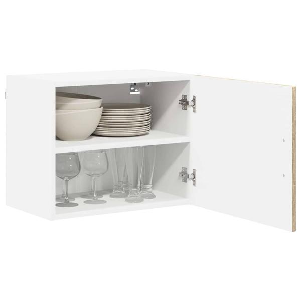 Küchenhängeschrank mit Regal 2 pcs Sonoma-Eiche 50 x 31 x 40 cm
