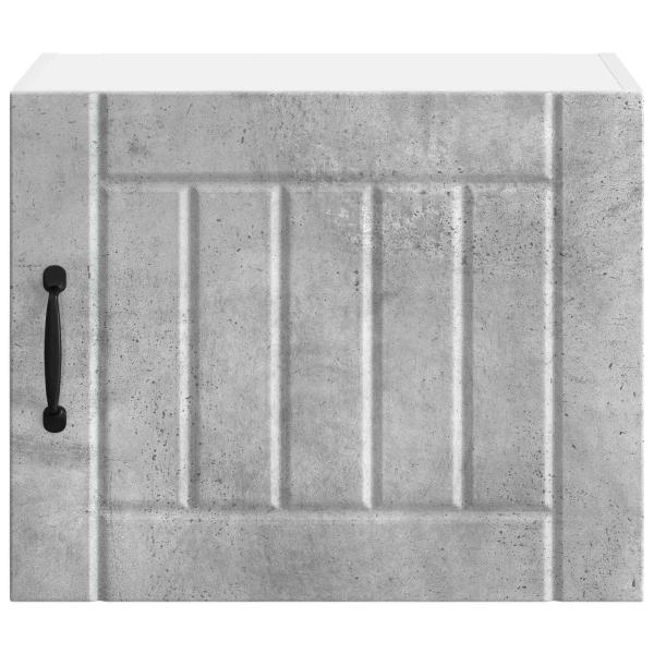 Küchenhängeschrank mit Regal 2 pcs Beton Grau 50 x 31 x 40 cm