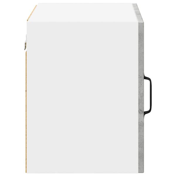 Küchenhängeschrank mit Regal 2 pcs Beton Grau 50 x 31 x 40 cm