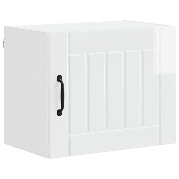 Küchenhängeschrank Hochglanz Weiß 50 x 31 x 40 cm Holzwerkstoff