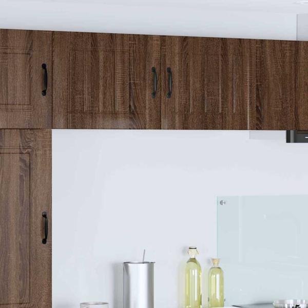 ARDEBO.de - Küchenhängeschrank mit Regal Braun Eichen-Optik 50 x 31 x 40 cm