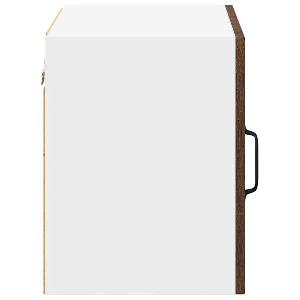 Küchenhängeschrank mit Regal Braun Eichen-Optik 50 x 31 x 40 cm