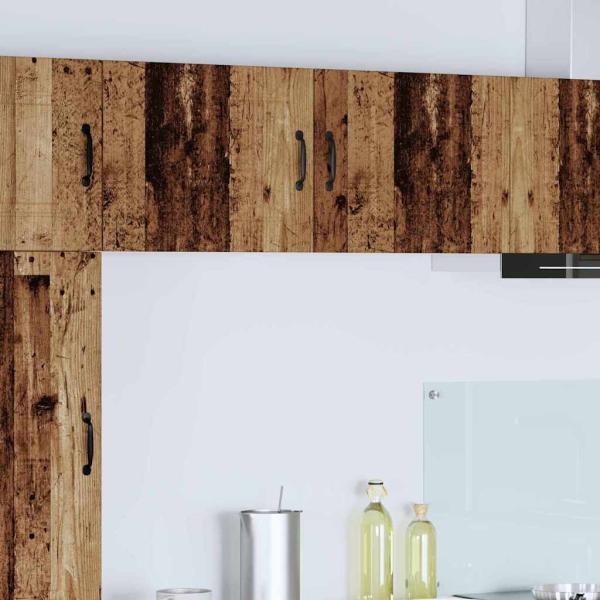 ARDEBO.de - Küchenhängeschrank 2 pcs Altholz 50 x 31 x 40 cm Holzwerkstoff