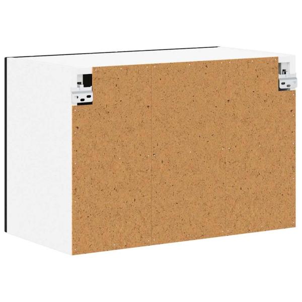 Küchenhängeschrank 2 pcs Schwarz 60 x 31 x 40 cm Holzwerkstoff