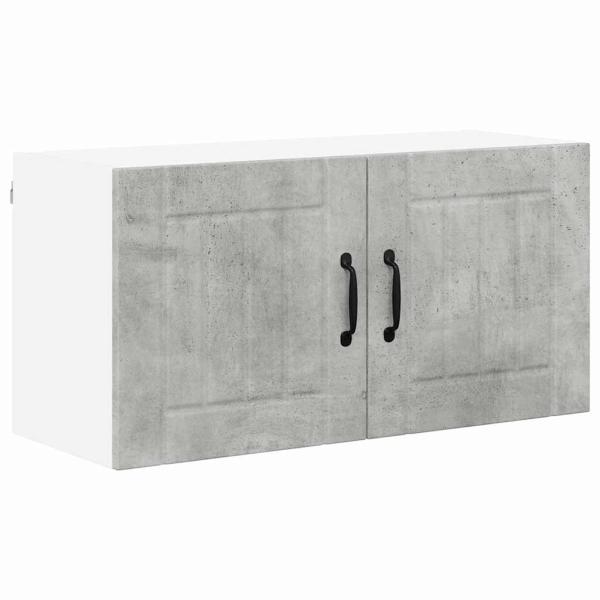 Küchenhängeschrank Beton Grau 80 x 31 x 40 cm Holzwerkstoff