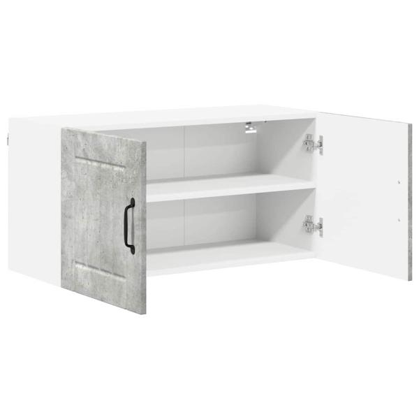 Küchenhängeschrank Beton Grau 80 x 31 x 40 cm Holzwerkstoff