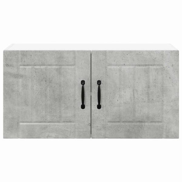 Küchenhängeschrank Beton Grau 80 x 31 x 40 cm Holzwerkstoff