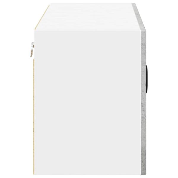 Küchenhängeschrank Beton Grau 80 x 31 x 40 cm Holzwerkstoff