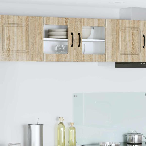 ARDEBO.de - Küchenhängeschrank Sonoma-Eiche 80 x 31 x 40 cm Holzwerkstoff