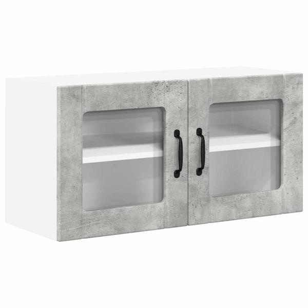 Küchenhängeschrank Beton Grau 80 x 31 x 40 cm Holzwerkstoff