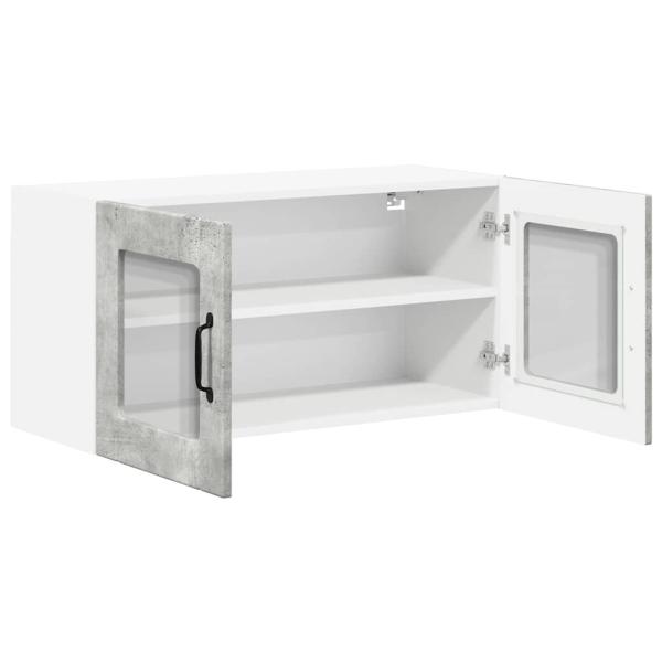 Küchenhängeschrank Beton Grau 80 x 31 x 40 cm Holzwerkstoff