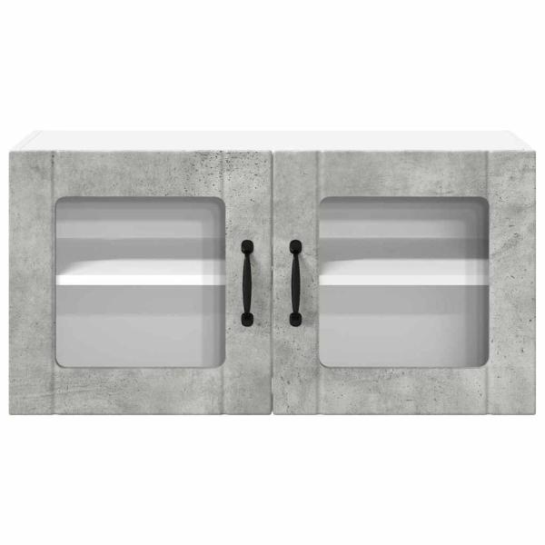 Küchenhängeschrank Beton Grau 80 x 31 x 40 cm Holzwerkstoff