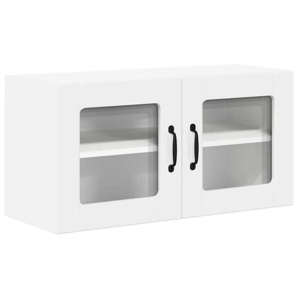 Küchenhängeschrank Hochglanz Weiß 80 x 31 x 40 cm Holzwerkstoff