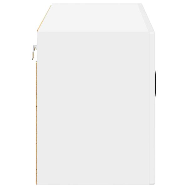 Küchenhängeschrank Hochglanz Weiß 80 x 31 x 40 cm Holzwerkstoff
