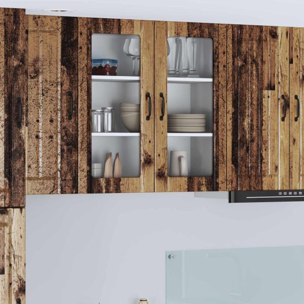 ARDEBO.de - Küchenhängeschrank Altholz 80 x 31 x 80 cm Holzwerkstoff