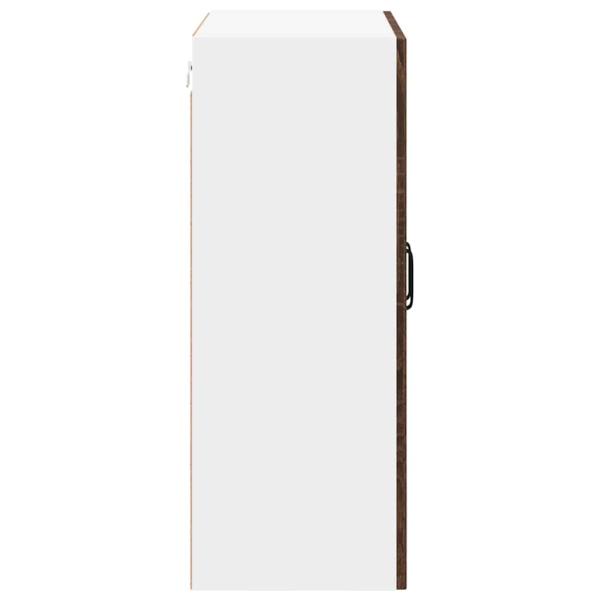 Küchenhängeschrank mit Regal Braun Eichen-Optik 60 x 31 x 80 cm