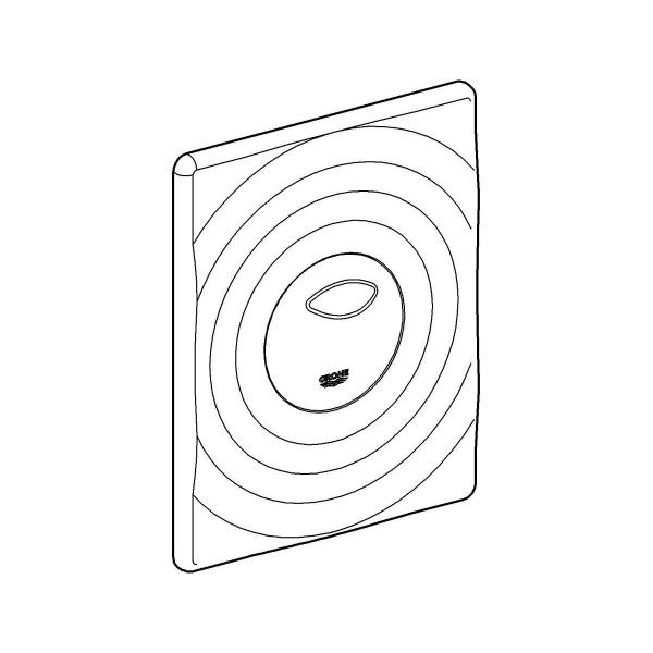 GROHE Surf Abdeckplatte, alpinweiß (42302SH0)