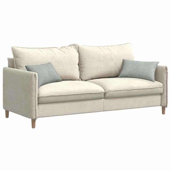 Sofakissen 2 pcs Hellgrau 50 x 30 cm Cordstoff