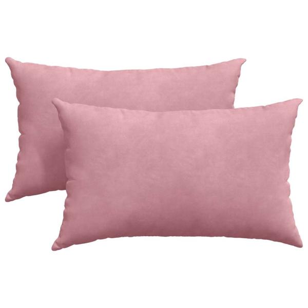 Sofakissen 2 pcs Rosa 50 x 30 cm Cordstoff