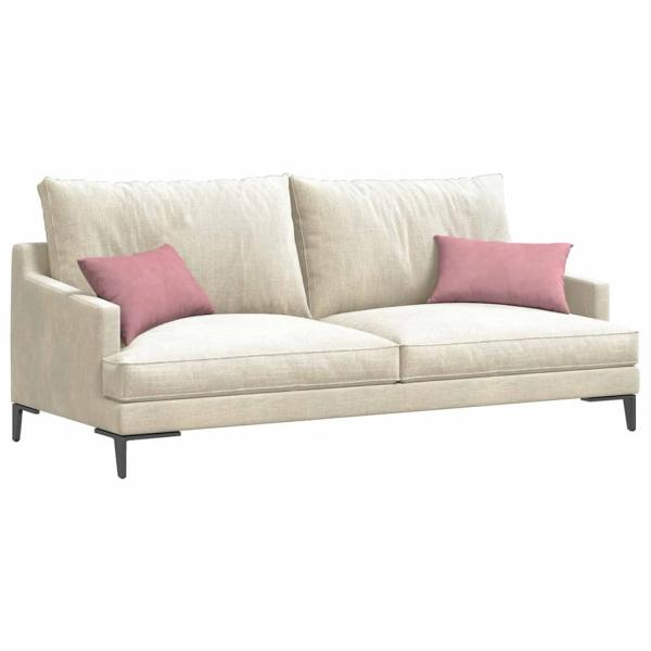 Sofakissen 2 pcs Rosa 50 x 30 cm Cordstoff
