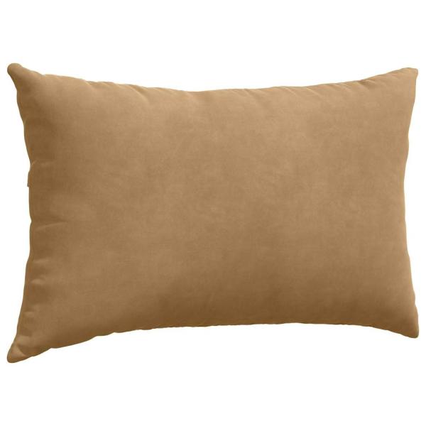 Sofakissen 2 pcs Braun 50 x 30 cm Cordstoff