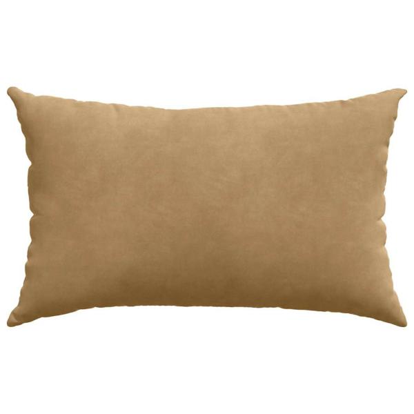 Sofakissen 2 pcs Braun 50 x 30 cm Cordstoff