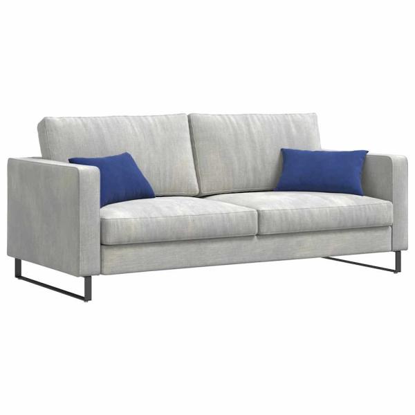 Sofakissen 2 pcs Polizeiblau 50 x 30 cm Cordstoff