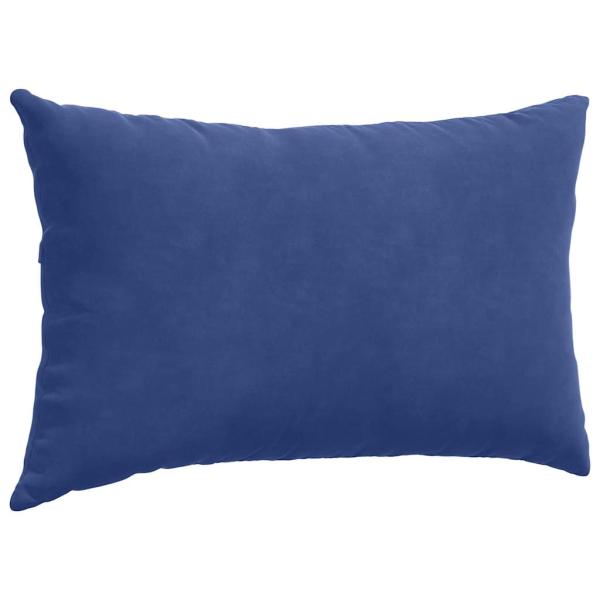 Sofakissen 2 pcs Polizeiblau 50 x 30 cm Cordstoff