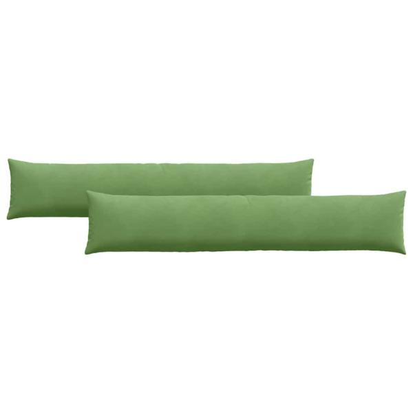 Sofakissen 2 pcs Hellgrün 200 x 40 cm Cordstoff