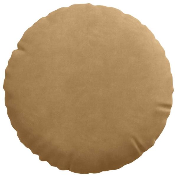 Sitzkissen 2 pcs Braun Ø 40 x 13 cm Samt