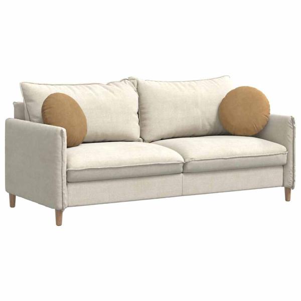 Sitzkissen 2 pcs Braun Ø 40 x 13 cm Samt