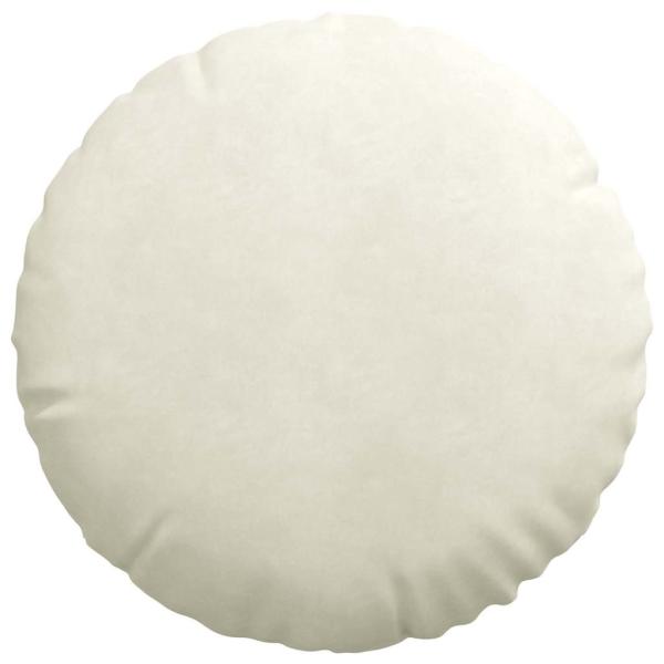 Sitzkissen 2 pcs Creme Ø 40 x 13 cm Samt