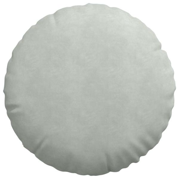 Sitzkissen 2 pcs Hellgrau Ø 40 x 13 cm Samt