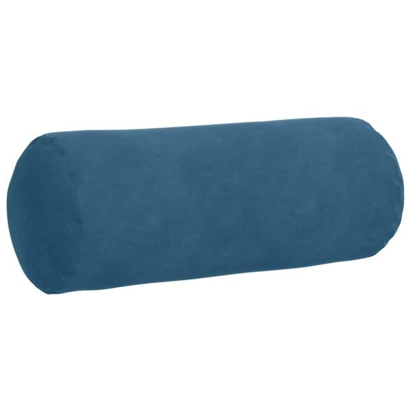 Bolsterkissen 2 pcs Blau Ø 15 x 40 cm Cordstoff
