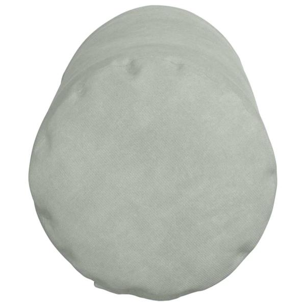 Bolsterkissen 2 pcs Hellgrau Ø 15 x 40 cm Cordstoff