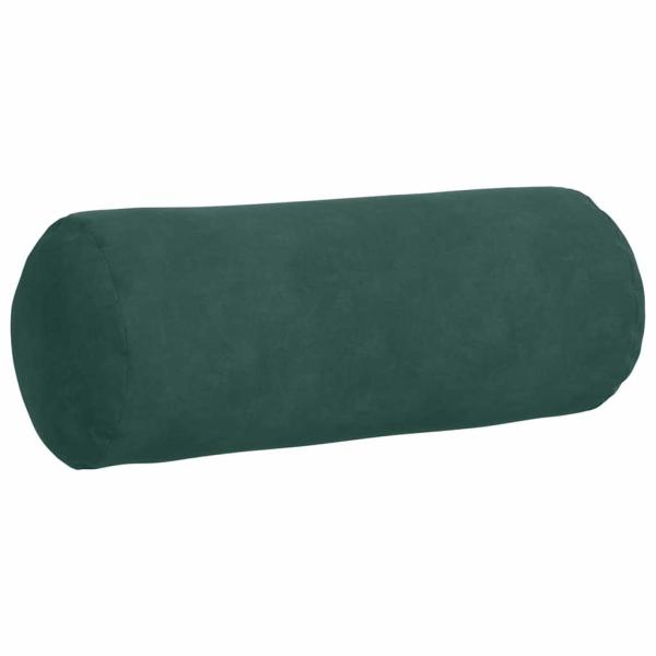 Bolsterkissen 2 pcs Dunkelgrün Ø 15 x 40 cm Cordstoff