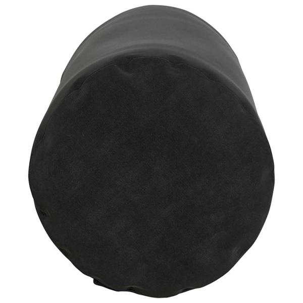 Bolsterkissen 2 pcs Schwarz Ø 15 x 40 cm Cordstoff