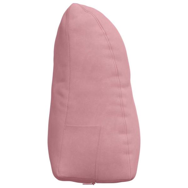 Rücken Kissen Rosa 45 x 24 x 50 cm Samt