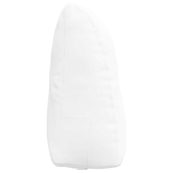 Rücken Kissen Weiß 60 x 24 x 50 cm Stoff